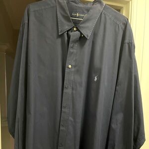Ralph Lauren polo navy blue button up - 4x
